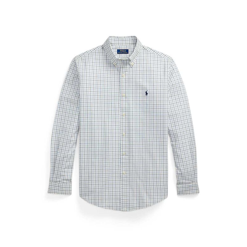 Polo Ralph Lauren Custom Fit Checked Stretch Poplin Shirt image number 2